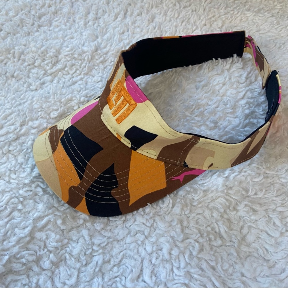 Loudmouth Women's Visor in Brown, Pink, Orange, Cream - Picture 6 of 7